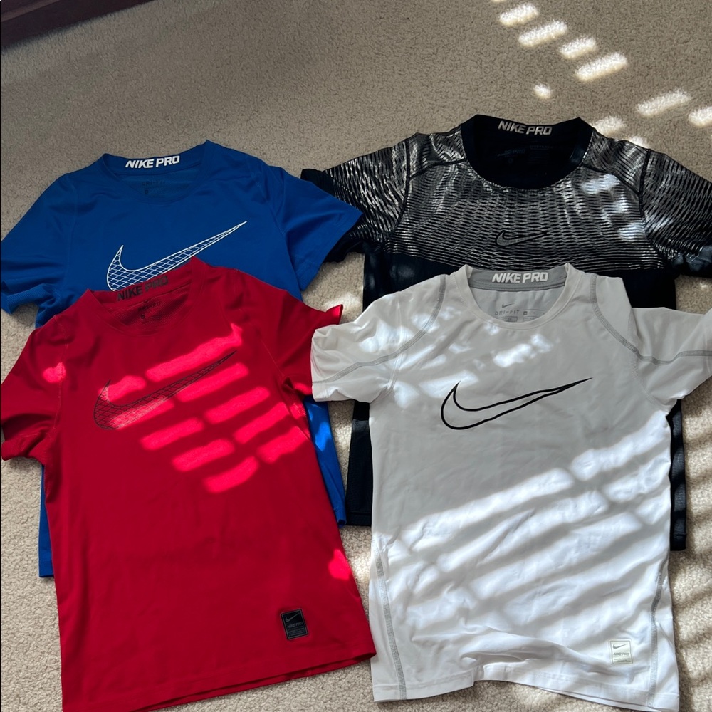 Nike Kids' Short Sleeve Tees - Red, Blue, White, Black